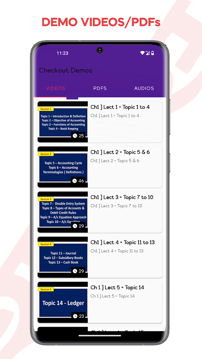 Sahas app study material